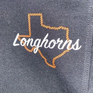 Black ankle length yoga University of Texas